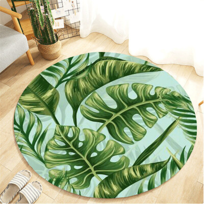 

Gobestart Botany Elements Blanket Round Bathroom carpet 55cm