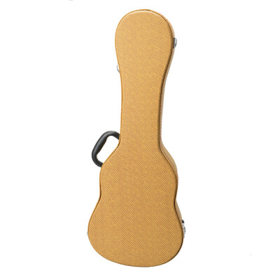 

Glarry 26" Ukulele Hard Case Leather Yellow