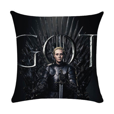

18" Square Game of Thrones Cotton Linen Home Decorative Throw Pillow Case Cushion Cover 45cm45cm