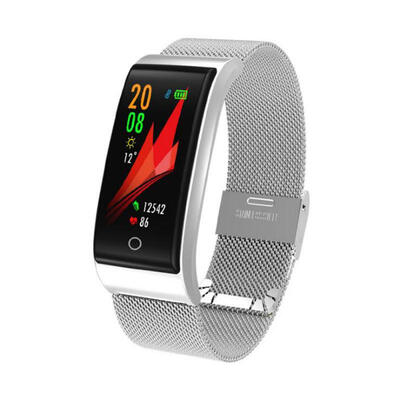 

Fitness Tracker Waterproof Smart Sport Bracelet Activity Tracker With Color Screen Alloy Band Heart Rate Sleep Monitor