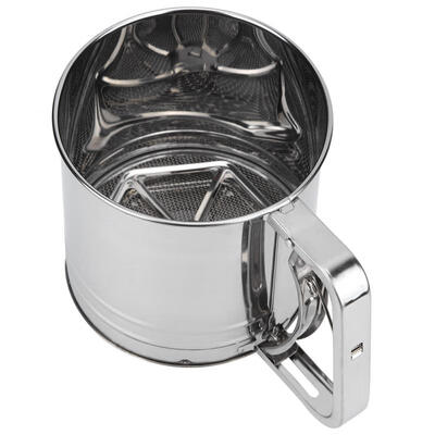 

Greensen Stainless Steel Double Layer Manual Flour Sifter Sieve Strainer Kitchen Cooking Baking Tool
