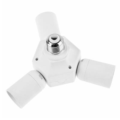 

4 in 1 E27E40 to E27E14 LED Lamp Bulb Socket Splitter Holder Base Adapter