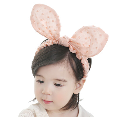 

Baby Headbands Elastic Knotted Cotton Girls Hairbands Hair Accessory for Newborn Toddler Children Pink Flower