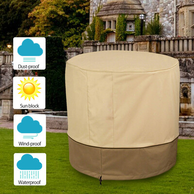 

Round Air Conditioner Cover Oxford Dustproof Waterproof Home Outdoor Garden Table Dust Proof Covers with Storage Bag