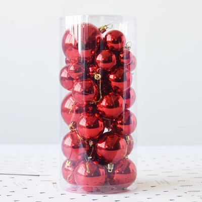 

FUNNYBUNNY Christmas Ball Ornaments Exquisite Colorful Balls Decorations Pendant Pack of 36pcs