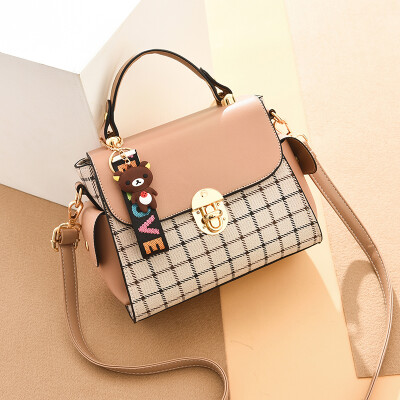 

Bag womens fashion port style small square bag Korean style hand-held ins tide single-shoulder bag