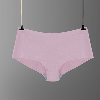 

Womens High Elastic Seamless Breathable Underwear Panties Casual Boyshorts
