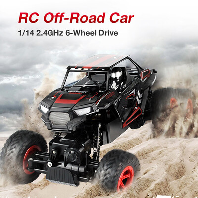 

D819 114 24GHz 6WD RC Rock Crawler Buggy Climbing Off-Road Car Truck Kids Toy
