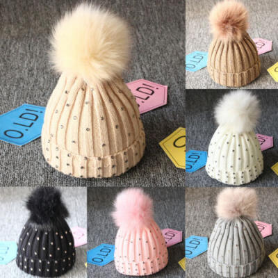 

New Toddler Kids Girls&Boys Baby Infants Winter Warm Crochet Knit Hat Beanie Cap