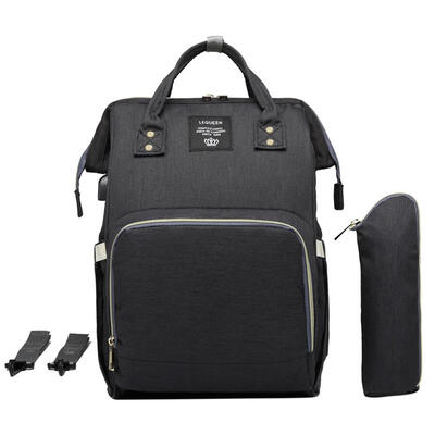 

Maternity Waterproof Diaper Bag USB Charging Large Mummy Nursing Backpacks