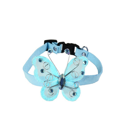 

Adjustable Pet Necklace Puppy Kitty Butterfly Seat-belt Buckle Collar Daily WalkingPartyHolidayWeddingBirthday Accessories