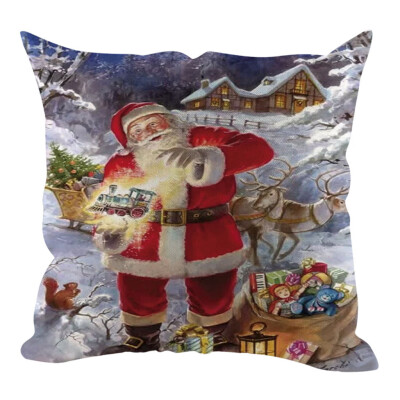 

〖Follure〗Christmas Pillow Cover Pillowcases Decorative Sofa Cushion Cover 45x45cm