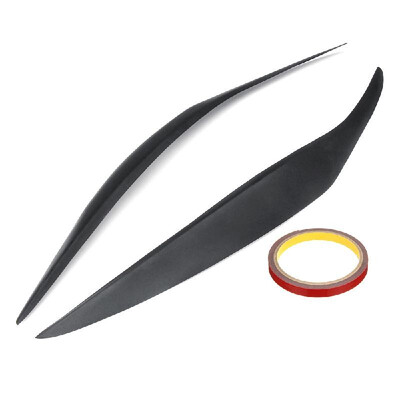 

Resin Car Front Headlight Eyebrows Eyelids Lids Cover for Fords Fiesta MK75 12-17 Matte Black