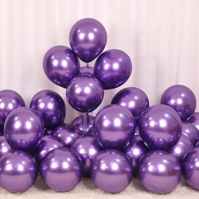 

50pcspack Colourful Latex Helium Balloons Pearl Crystal Metallic Balloon Party Decoration Balloons 12 Inch