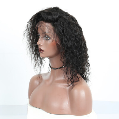 

Dolago Short Human Hair Wigs For Women 13x4 Indian Wavy Bob Lace Front Wigs Pre Plucked With Baby Hair Curly Remy Black 130 Full