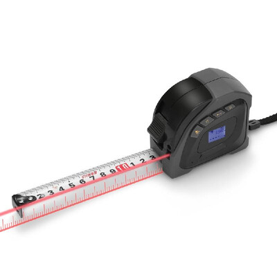 

2-in-1 Multifunctional Professional USB Rechargeable Digital Display Measuring Instrument Infrared Laser Distance Meter High Accur