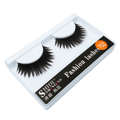 

Gobestart 1 Pairs Long Makeup Cross Thick False 3D Dense Eyelashes Eye Lashes Nautral