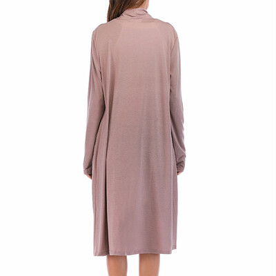 

Toponeto Womens Casual Sexy Long Sleeve Open Front Patchwork Loose Cardigan Coat