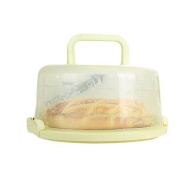 

Portable Round Birthday Cake Dessert Fruit Storage Carrier Box Container Case