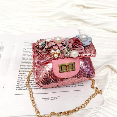 

Tailored Girl Colorful Flower Sequins Casual Vacation Simple Crossbody Bag Fashion Bag