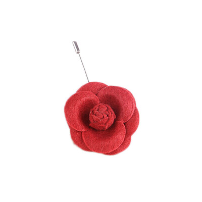 

Womens Formal Wear Dress Jewelry Handmade Cloth Brooch Rose Collar Flowers