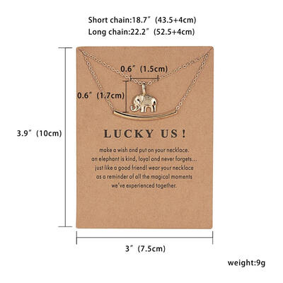 

Card Jewelry Fashion Animal Pendant Necklace Bird Dragonfly Elephant Cat Horse Choker Clavicle Chain Necklace Women Friends Gift