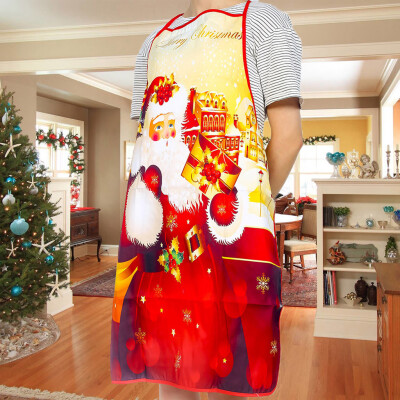 

Siaonvr Christmas Personality Apron Bar Restaurant Waiter Christmas Decoration Apron