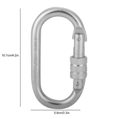 

Greensen Multipurpose Outdoor Carabiner Rock Climbing Protector Safety Ring Buckle Survival Lock