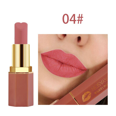 

Heart Shape Lips Makeup Waterproof Long Lasting Pigment Red Shimmer Makeup
