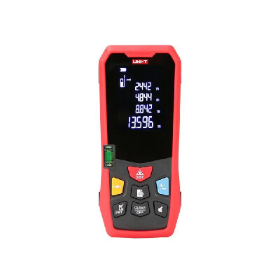 

UNI-T 40m Handheld Digital Laser Distance Meter High Precision Range Finder Portable Rangefinder Length Area Volume Measurement 20