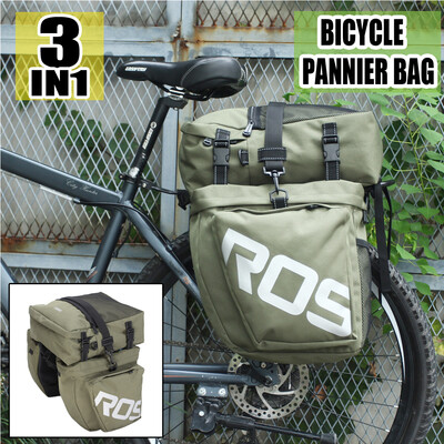 

Cycling Bike Bags MTB Rear Rack Bag Waterproof Bicycle Pannier Rear Seat Trunk Bag