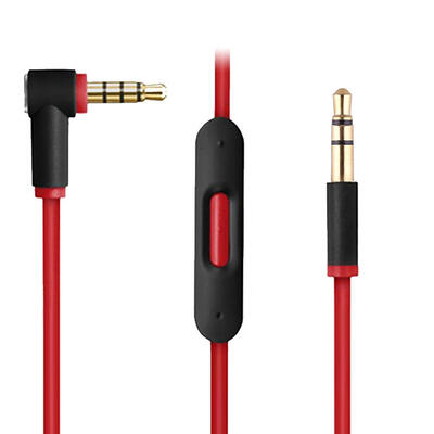 

35mm Audio Cable Cord W Volume Control for Beats Solo HD Studio Pro Mixr