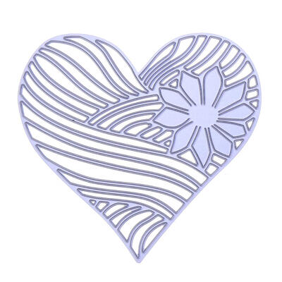 

1pcs Love Flower Metal Cutting Die Stencil Embossing Template for Scrapbook