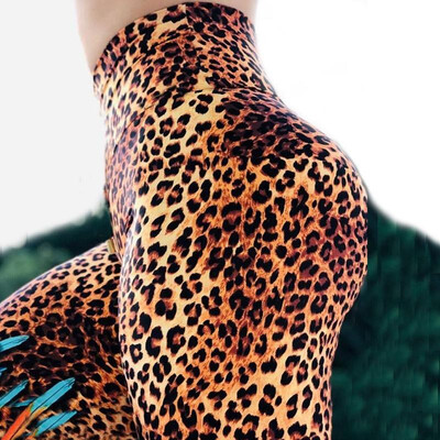 

Spot Europe&the United States cross-border Amazon explosion models Leopard print digital print sexy yoga sports fitness leggin