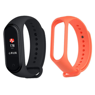 

Xiaomi Mi Band 4 095 inch AMOLED 5ATM Heart Rate Smart Wristband wStrap