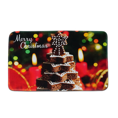 

Home Use Christmas Carpet Mat Anti-Skidding Doormat Floor Entryways Indoor Front Door Bathroom Mat Decor