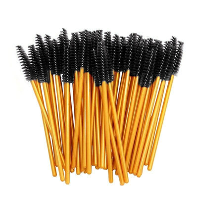 

50Pcs Disposable Mascara Wands Eyelash Brushes Applicator Makeup Tool Portable