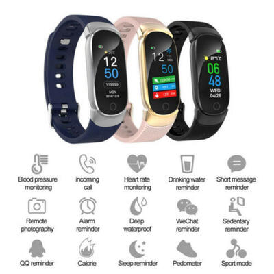 

Blood Pressure Oxygen Heart Rate Fitness Tracker Smart Bracelet Watch Wristband