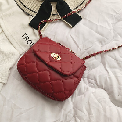 

Bag female 2019 new wave Korean fashion cloud bag rhombic chain bag wild ins shoulder shoulder Messenger bag