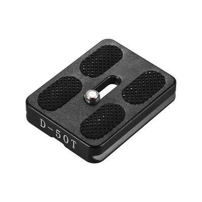 

5038mm Size Aluminum Alloy Universal Quick Release Plate D-50T QR Plate with 14 Inch Screw for Arca Swiss Benro Monopod Tripod B