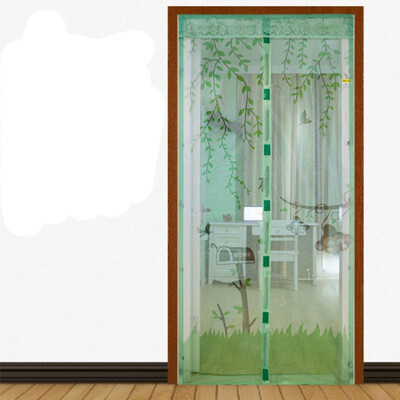 

Door Mesh Magnetic Curtain Fastening Hands Free Fly Bug Screen Net