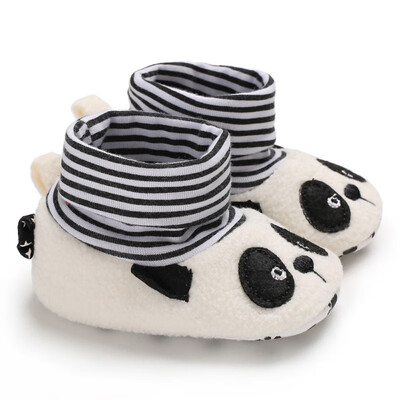 

Autumn Winter Baby Boots Cotton Cute Baby Casual Soft Bottom Toddler Boots Cartoon Print Pattern Baby Boots