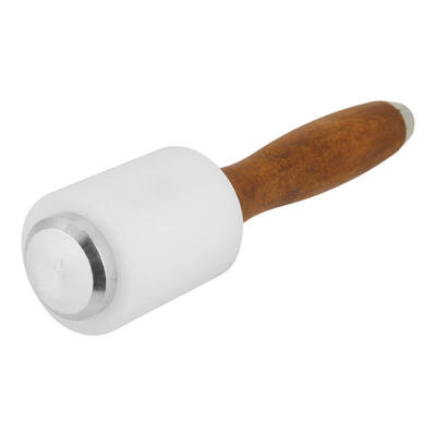 

Greensen Leather Nylon Hammer Wood Handle Leather Carving Mallet Craft Tool