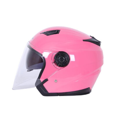 

Motor Helmet Open Face Capacete Racing Motorcycle Vintage Helmets Pink