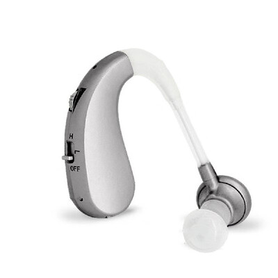 

Mini Size Ear Back Type Hearing Aid Wireless Ear Sound Amplifier 2 Modes Adjustable