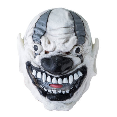 

Halloween Scary Disgusting Vinyl Ghost Big Mouth Teeth Mask Costume Party Props