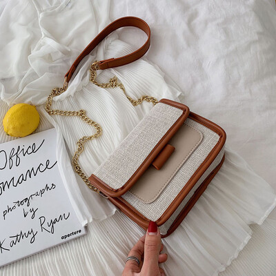 

Tailored Womens Fashion Linen Slant Bag Single Shoulder Bag Purse Messenger Bag