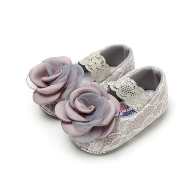 

Baby Girl Shoes Riband Lace Floral Up PU Leather Princess Baby Shoes First Walkers Newborn Moccasins For Girls 0-18M