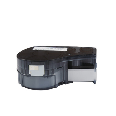 

Blabel tape Black on White M21-500-595-WT Vinyl Compatible for Brady BMP21 Plus label tape Printer