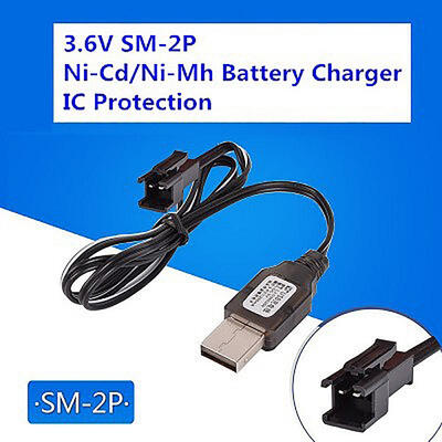 

SM-2P 36V USB Charger Cable with Protected IC For RC Battery Toys Car Ship Robot Battery Charger Parts